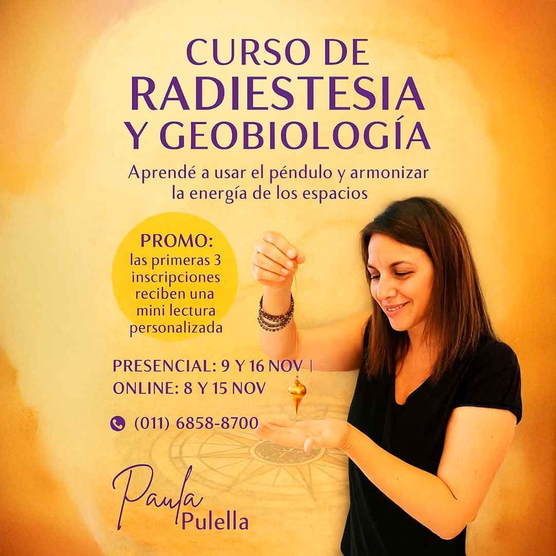 CURSO RADIESTESIA y GEOBIOLOGÍA NIVELES I y II